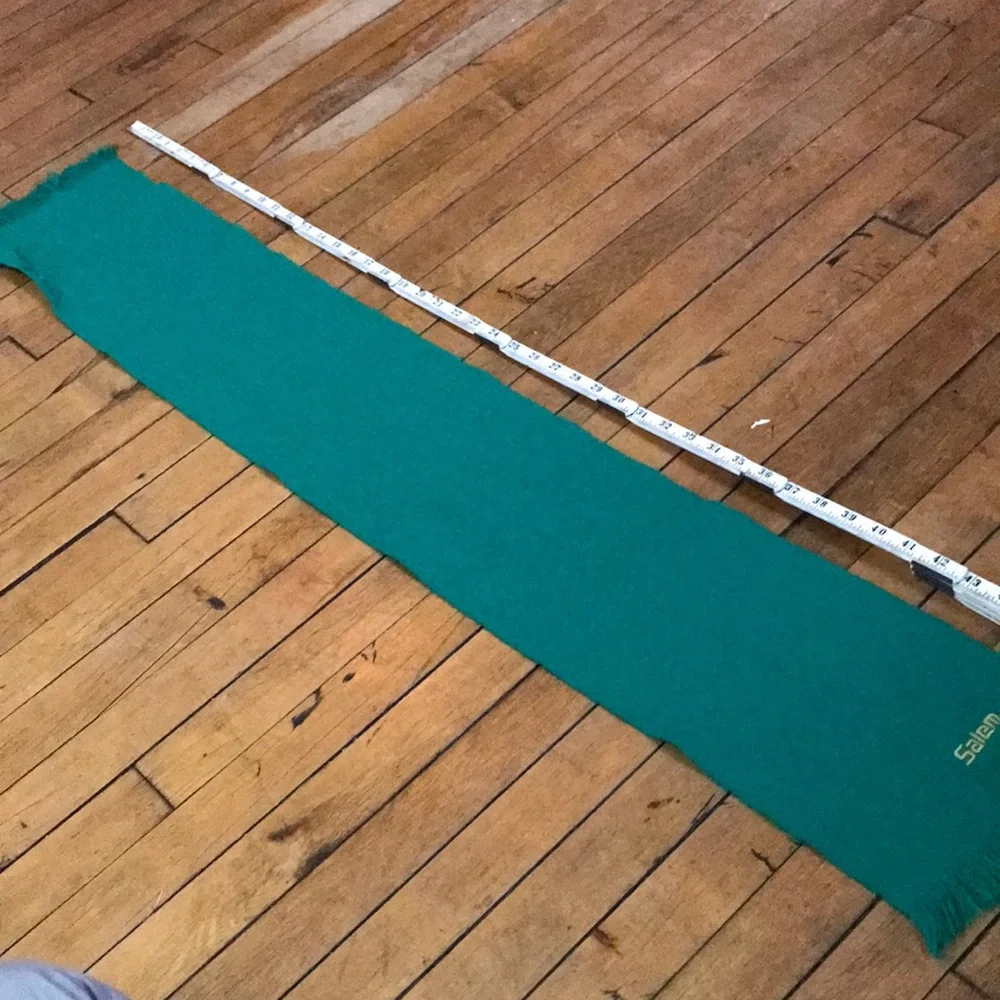 Men's Green Wool Blend Scarf‎